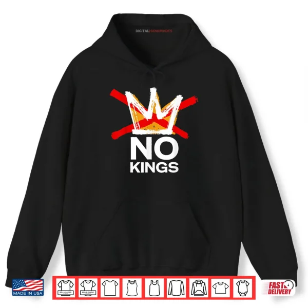 Hoodie No Kings October 18 No Kings Day Shirt