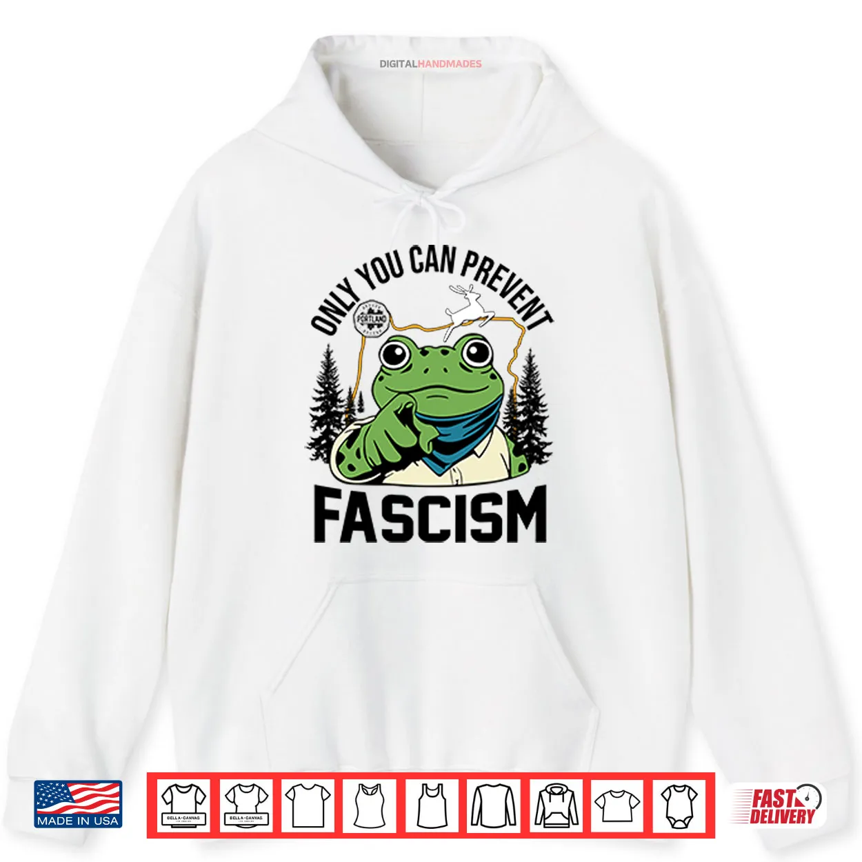 Only You Can Prevent Fascism Portland Frog Protest Shirt Only You Can Prevent Fascism Portland Frog Protest Shirt