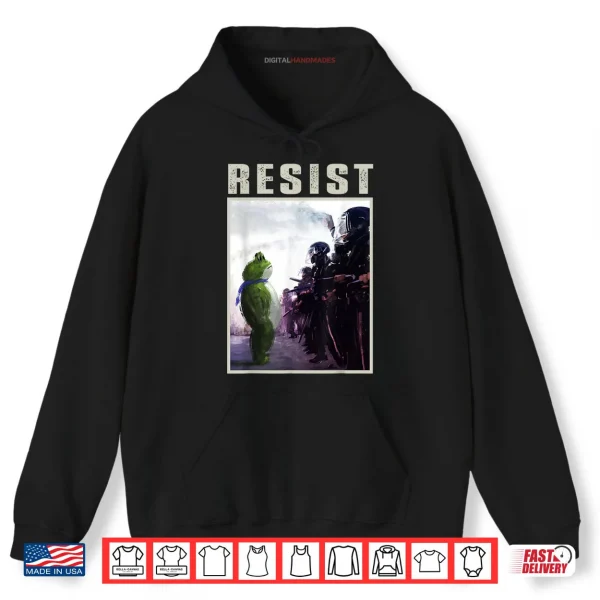 Portland 2025 Resist Portland Frog Protest Art Shirt 2 Hoodie Portland 2025 Resist Portland Frog Protest Art Shirt