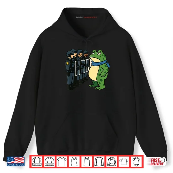 Portland Frog Courage to Speak Up Stand Portland Frog Shirt 2 Hoodie Portland Frog Courage to Speak Up Stand Portland Frog Shirt