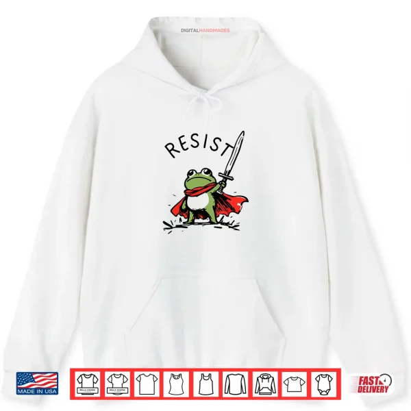 Hoodie Portland Frog Resist Anti ICE Shirt