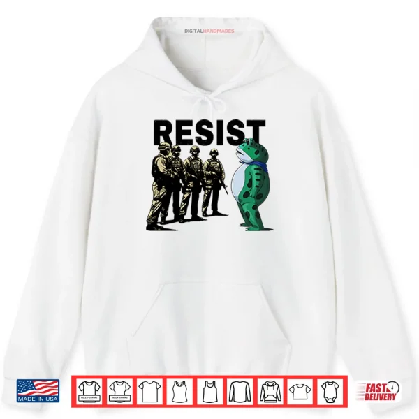 Hoodie Portland Frog Resist Shirt
