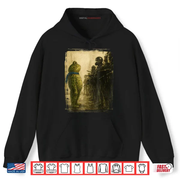 Hoodie Portland Frog Vintage Retro Shirt