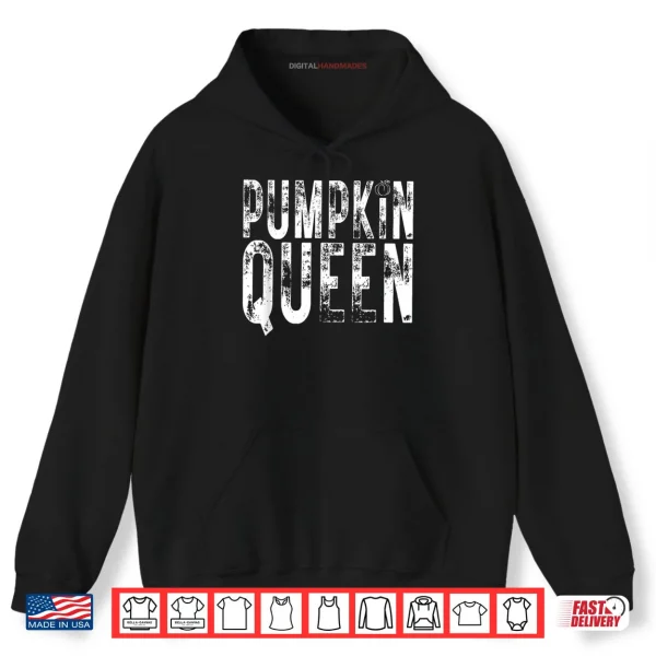 Hoodie Pumpkin Queen Halloween Shirt