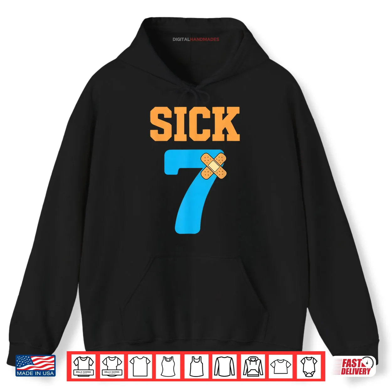Sick Seven Meme Six Seven Sick 7 Funny Bandage Shirt Sick Seven Meme Six Seven Sick 7 Funny Bandage Shirt