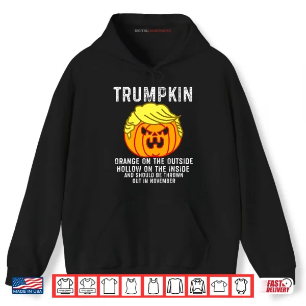Hoodie Trumpkin Orange On The Outside Hollow On The Inside Shirt