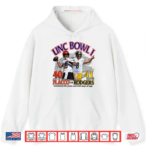 Fred Warner Sport Shirt 2 Hoodie Unc Bowl I Joe Flacco vs Aaron Rodgers Shirt