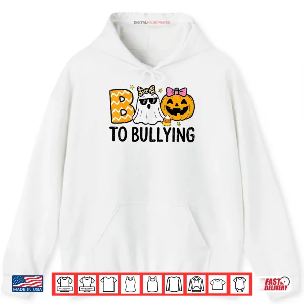 Hoodie Unity Day Ghost Boo Anti Bullying Halloween Shirt