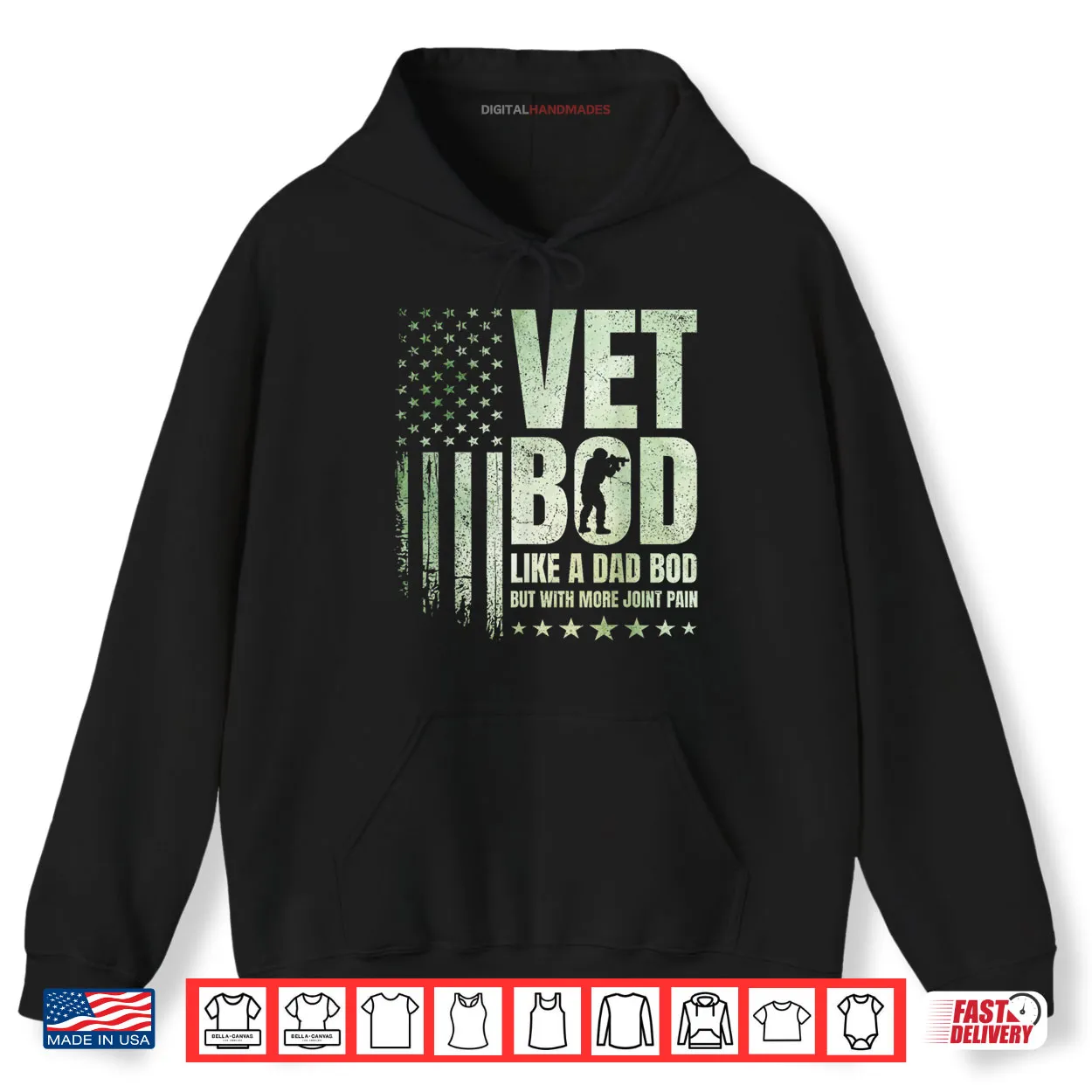 Vet BOD Like A Dad BOD But with More Joint Pain Military Vet Shirt Vet BOD Like A Dad BOD But with More Joint Pain Military Vet Shirt