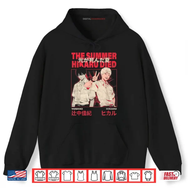 Hoodie Yoshiki and Hikaru Kanji Anime Shirt