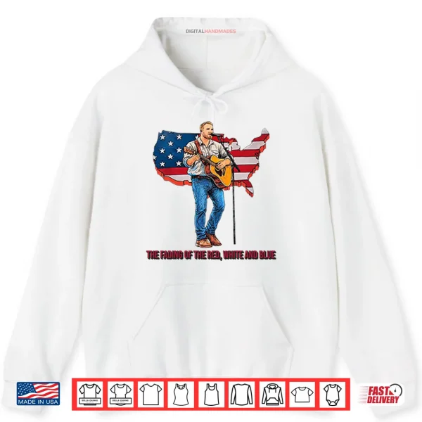 Hoodie Zach Bryan The Fading Of The Red White And Blue Shirt