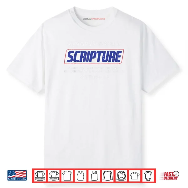 Hungry Grab A Scripture Funny Christian God Jesus Shirt