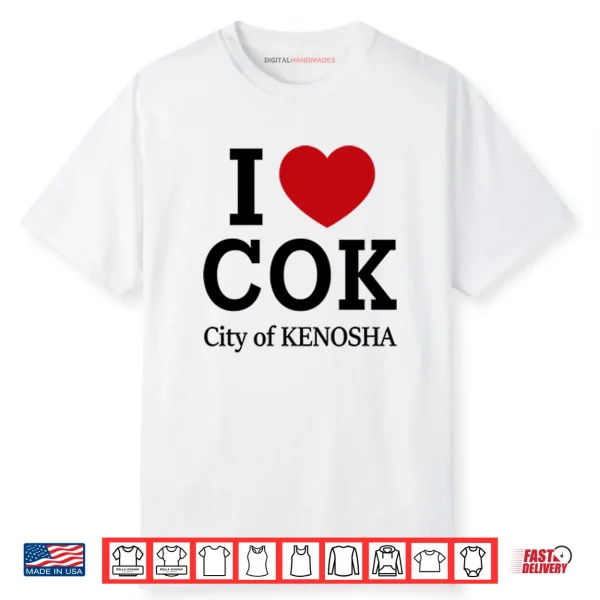 I Love COK City Of Kenosha Shirt