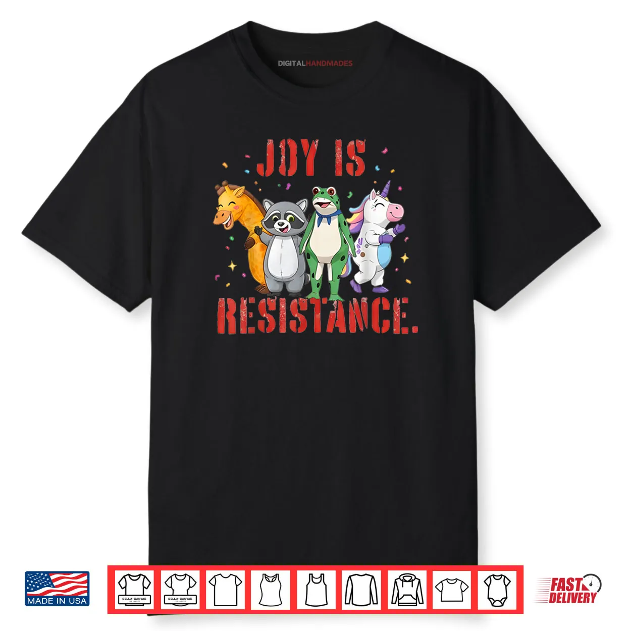 Joy is Resistance Portland Frog Protest Shirt Joy is Resistance Portland Frog Protest Shirt