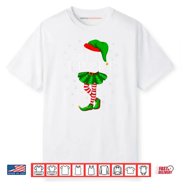 K Pop Elf Christmas Family Group Girls Xmas Pajama Shirt