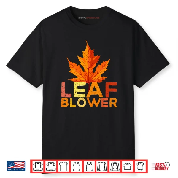 Leaf Blower Adult Halloween Matching Couples Costume Shirt