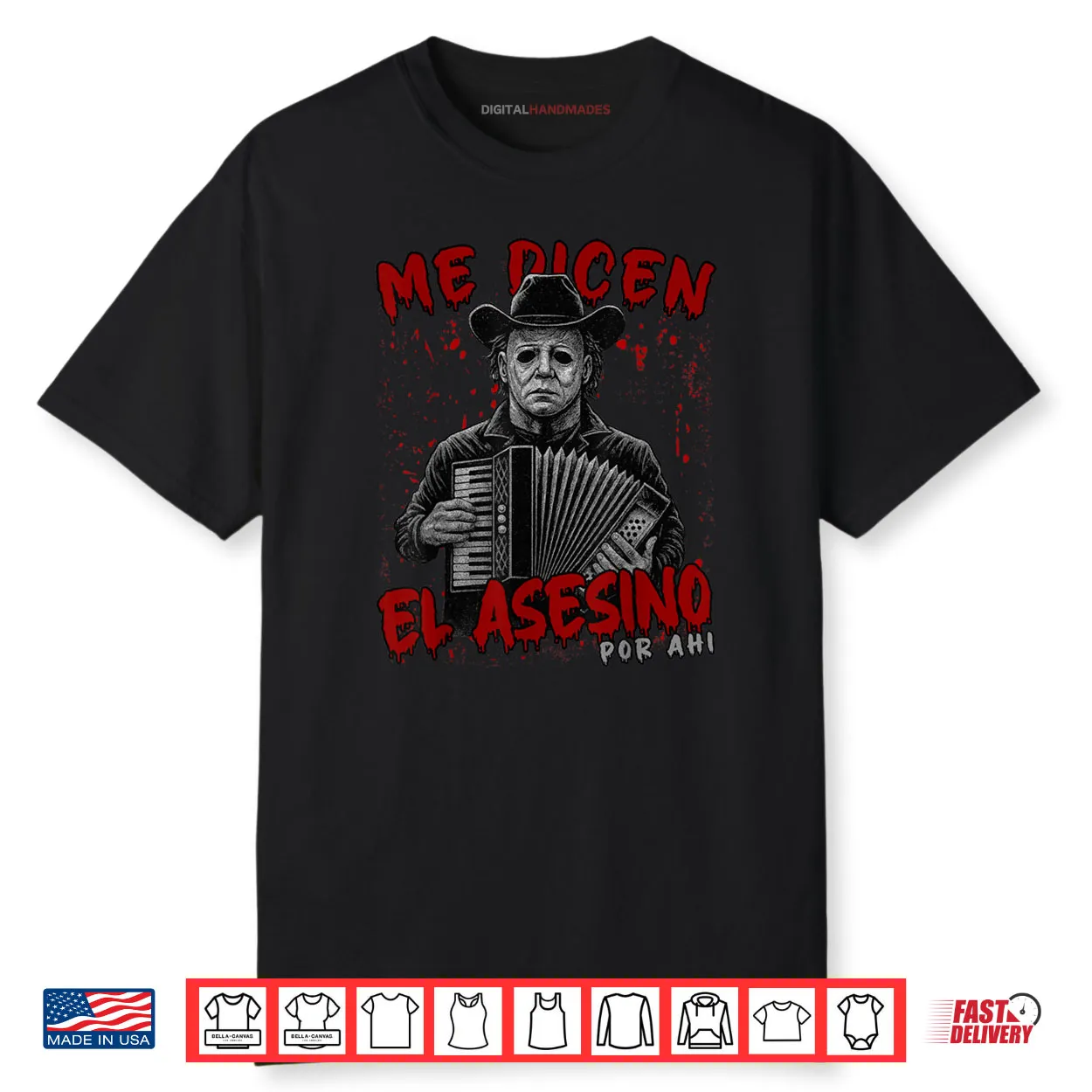 Me Dicen El Asesino Por Ahi Funny Mexican Halloween Shirt Me Dicen El Asesino Por Ahi Funny Mexican Halloween Shirt