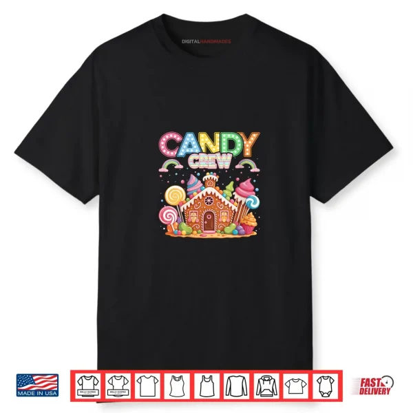 Merry Christmas Candy Crew Squad Matching Xmas Shirt