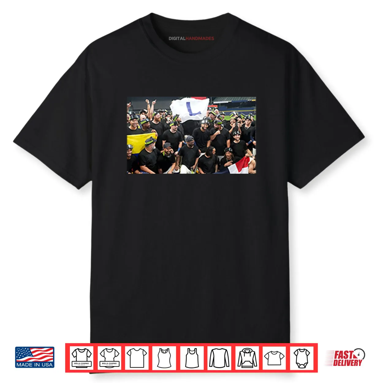 Milwaukee Brewers Flying The L Flag Shirt Milwaukee Brewers Flying The L Flag Shirt