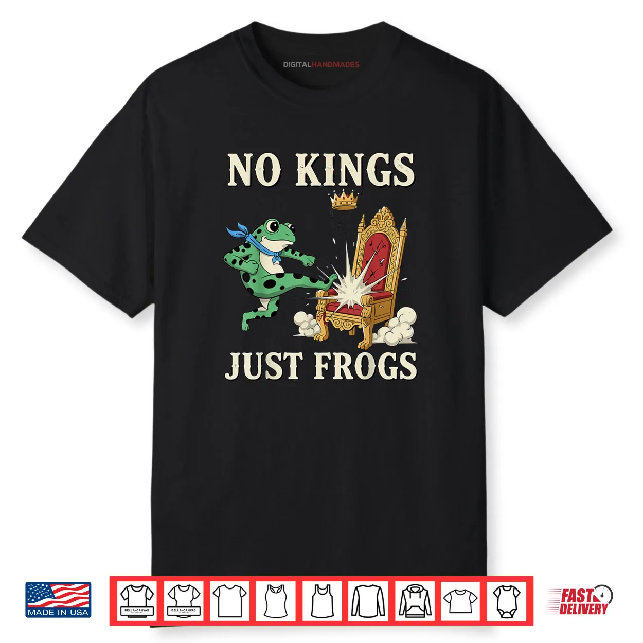 No Kings Just Frogs Funny Portland Protest Shirt No Kings Just Frogs Funny Portland Protest Shirt