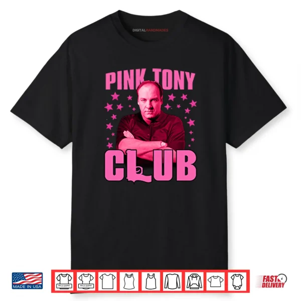 Pink Tony Club Tony Soprano Shirt