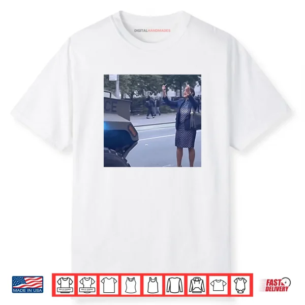 Polka Dot Dress Baddie Against ICE Shirt