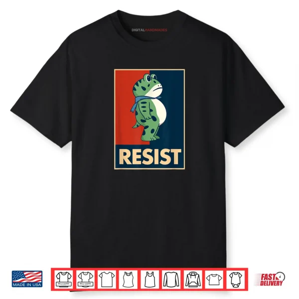 Portland Frog Brigade Oregon Frogs Together Resist Strong Shirt