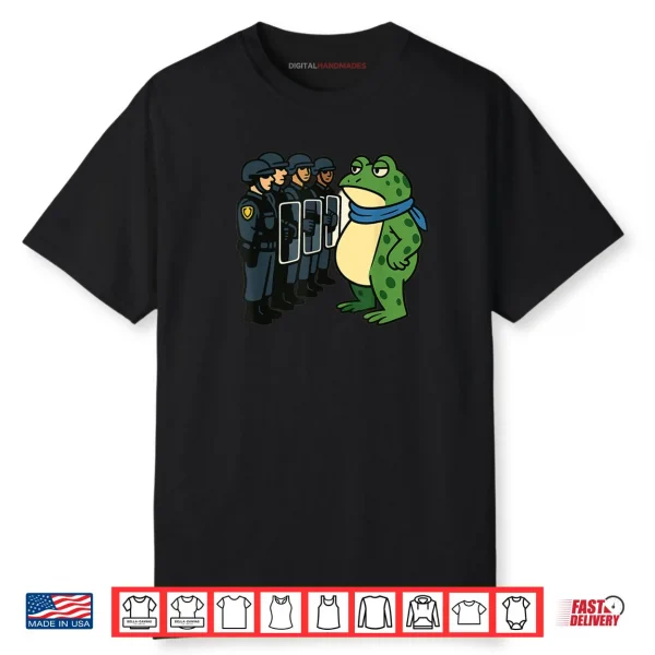 Portland Frog Courage to Speak Up Stand Portland Frog Shirt