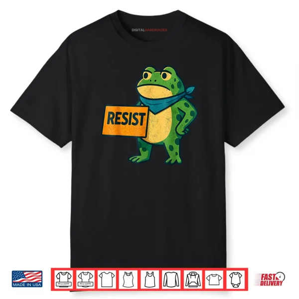 Portland Frog Funny Portland Frog Protest Shirt