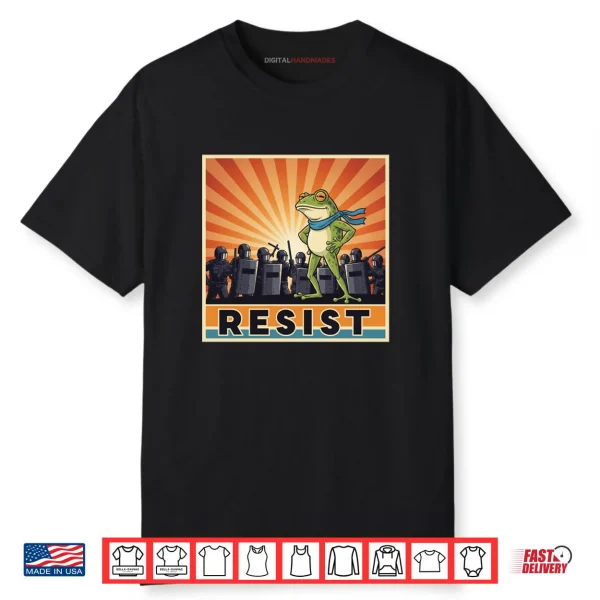 Portland Frog Protest Resist Costume Shirt