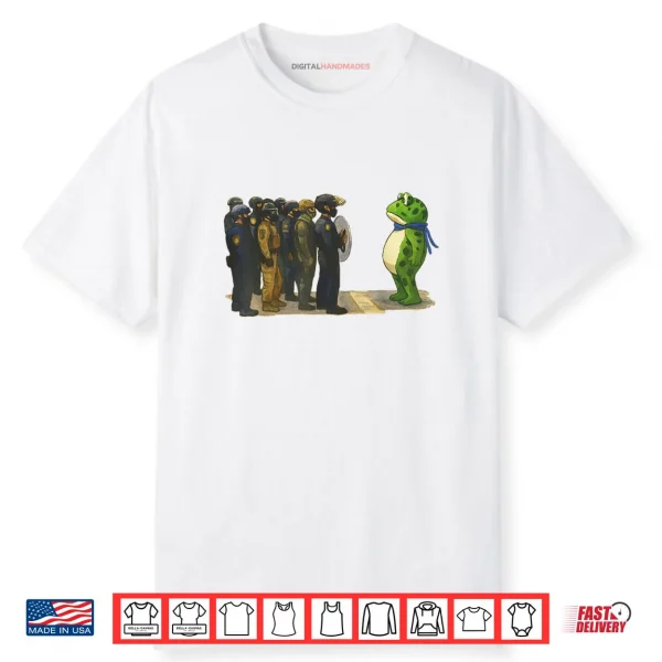 Portland Frog Shirt Meme Retro Vintage Style Shirt