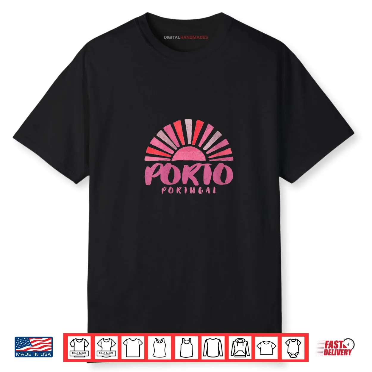Porto Portugal Sunrise Shirt Porto Portugal Sunrise Shirt