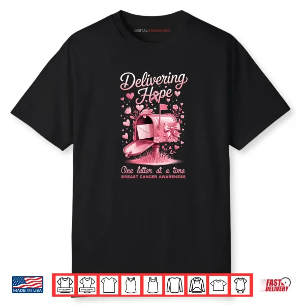 Postal Clerk Breast Cancer Awareness October We Wear Pink Shirt