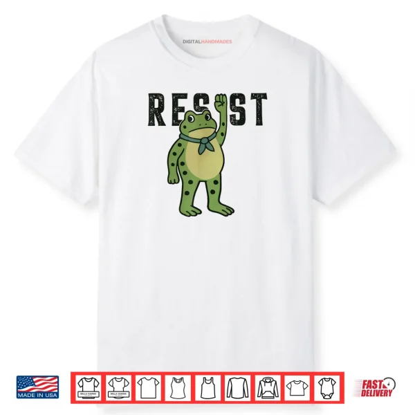 Resist Frog Portland Frog Protest Frog Shirt