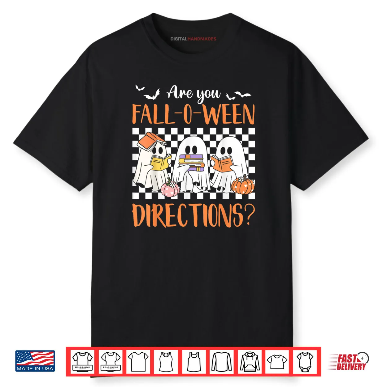 Retro are You Fall O Ween Directions Teacher Halloween Ghost Shirt Retro are You Fall O Ween Directions Teacher Halloween Ghost Shirt