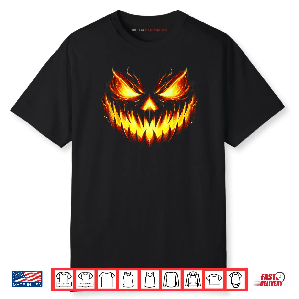 Scary Jack O Lantern Carved Pumpkin Face Halloween Costume Shirt Scary Jack O Lantern Carved Pumpkin Face Halloween Costume Shirt