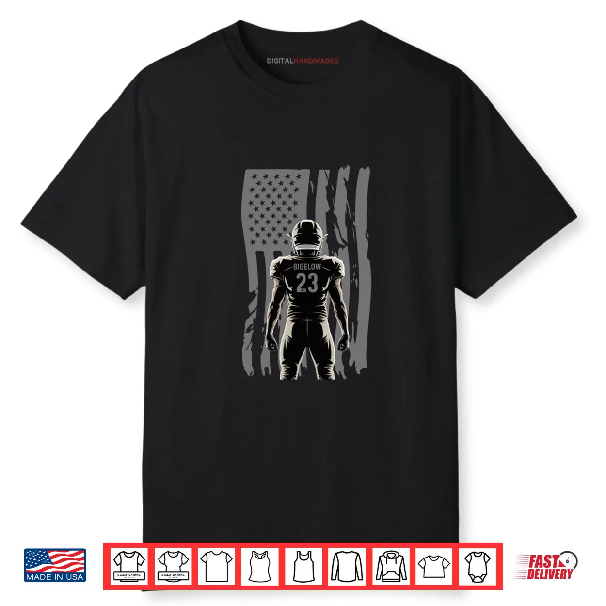 School Football Bigelow 23 Shirt School Football Bigelow 23 Shirt