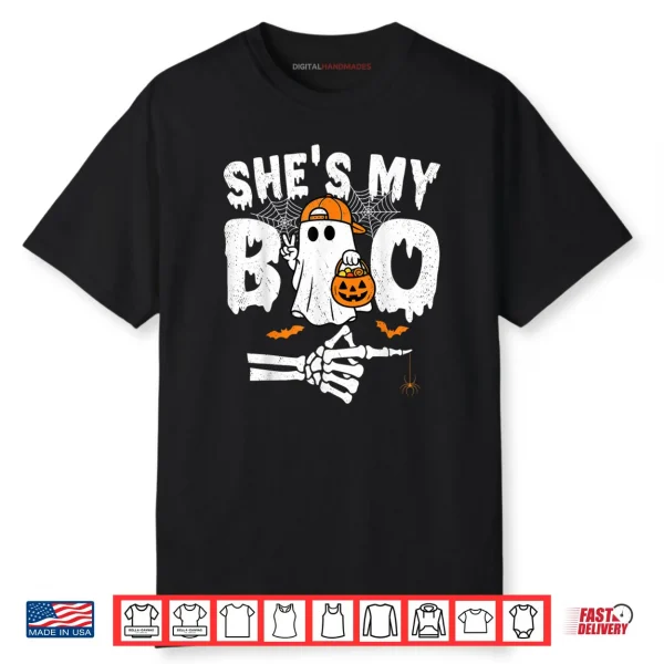 She’s My Boo Matching Couple Halloween Shirt