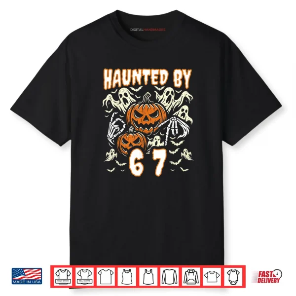 Six Seven Meme Gen Alpha Haunted by 67 Halloween Shirt