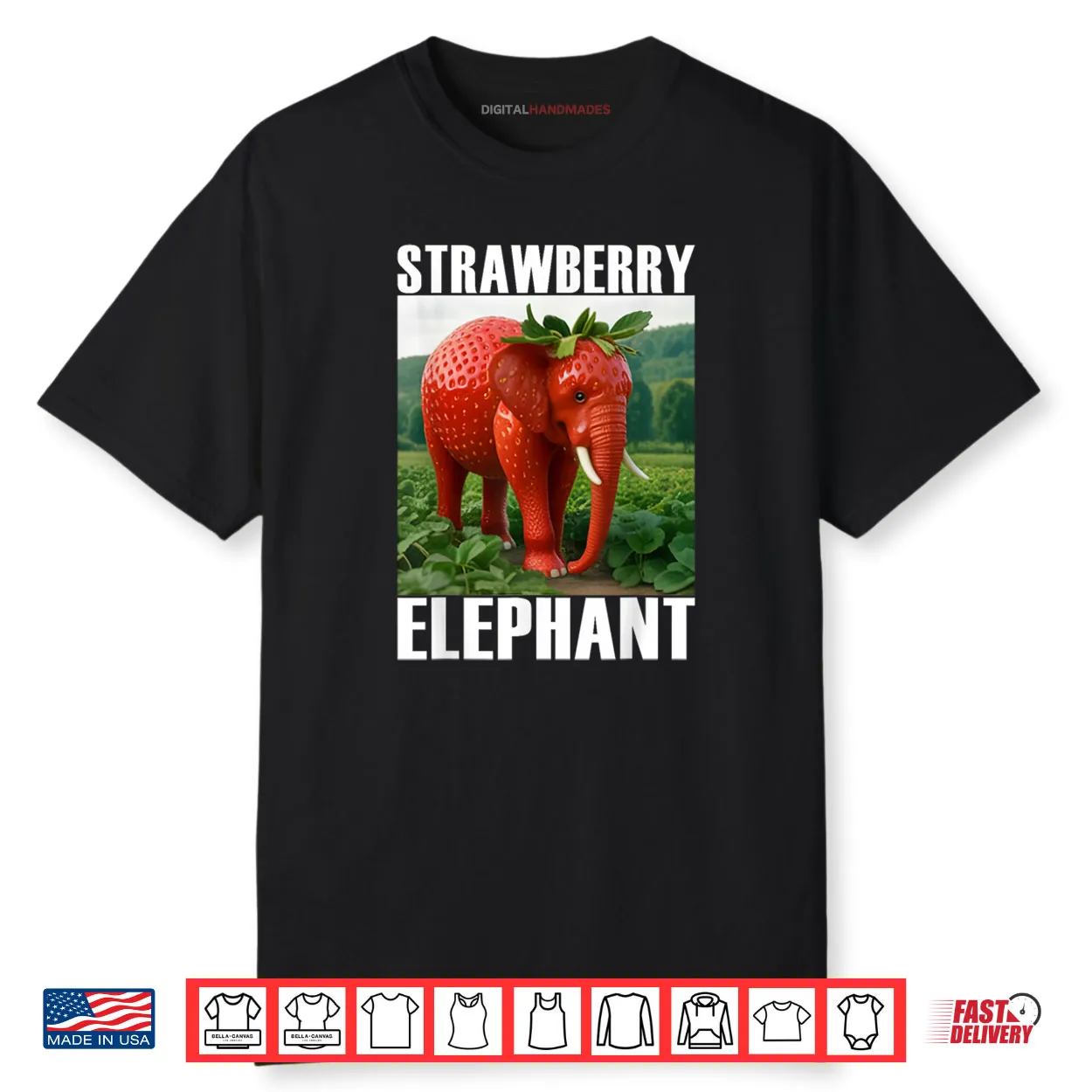 Strawberry Elephant Italian Brainrot Meme Shirt Strawberry Elephant Italian Brainrot Meme Shirt