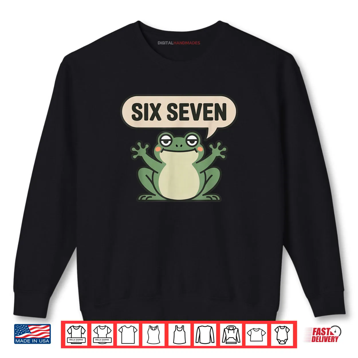 6 7 Frog Meme Brainrot Gaming Kids Humor Shirt 6 7 Frog Meme Brainrot Gaming Kids Humor Shirt