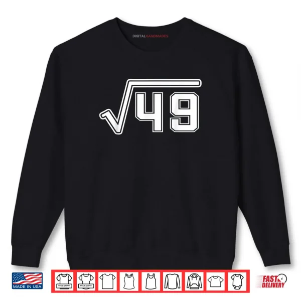 Sweatshirt 6 7 Meme Couple Square Root 36 49 Halloween Costume Shirt