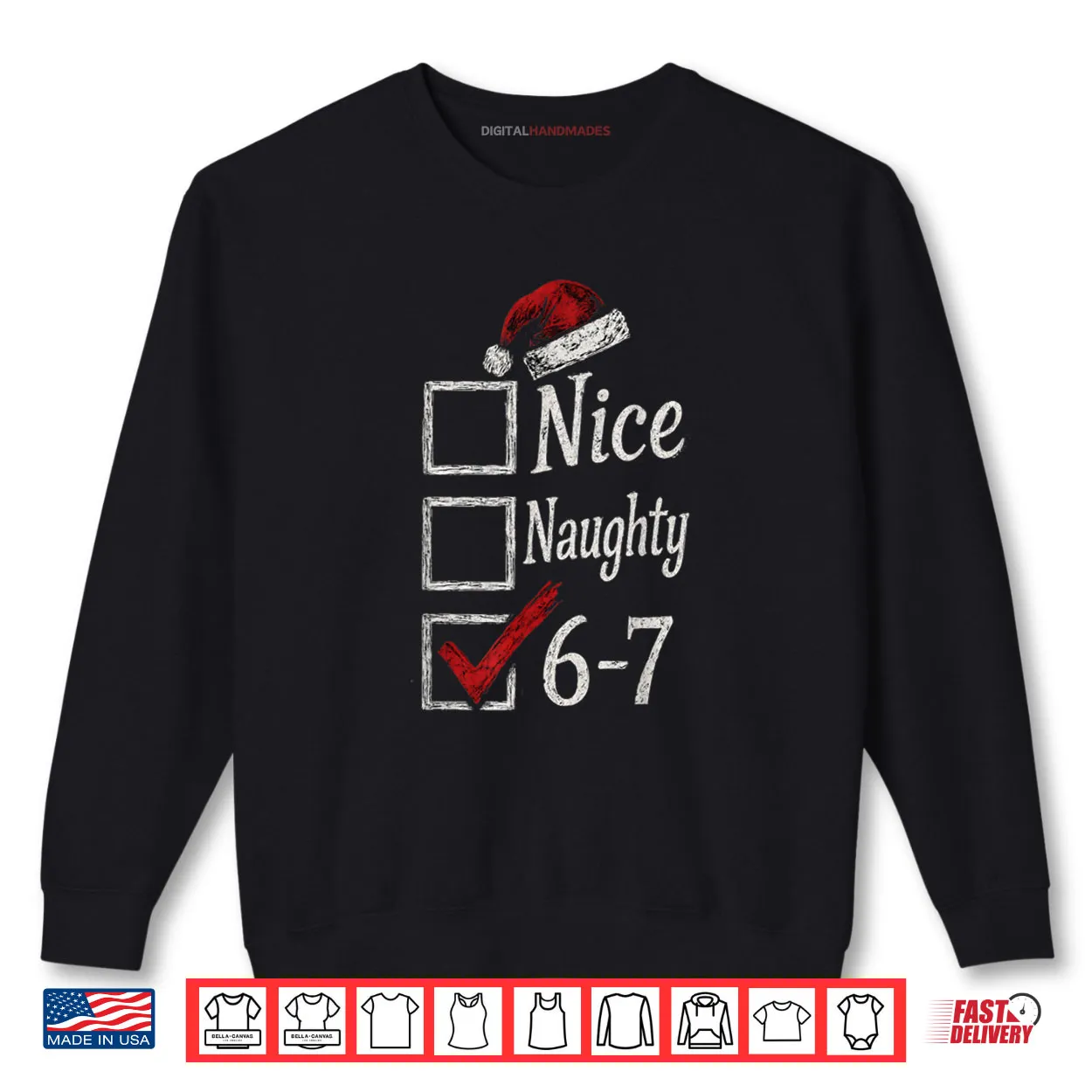6 7 Meme Nice Naughty 67 Christmas Brain Rot Shirt 6 7 Meme Nice Naughty 67 Christmas Brain Rot Shirt