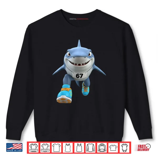 Sweatshirt 67 Meme Tralalero Tralala Runner Italian Brainrot Shirt