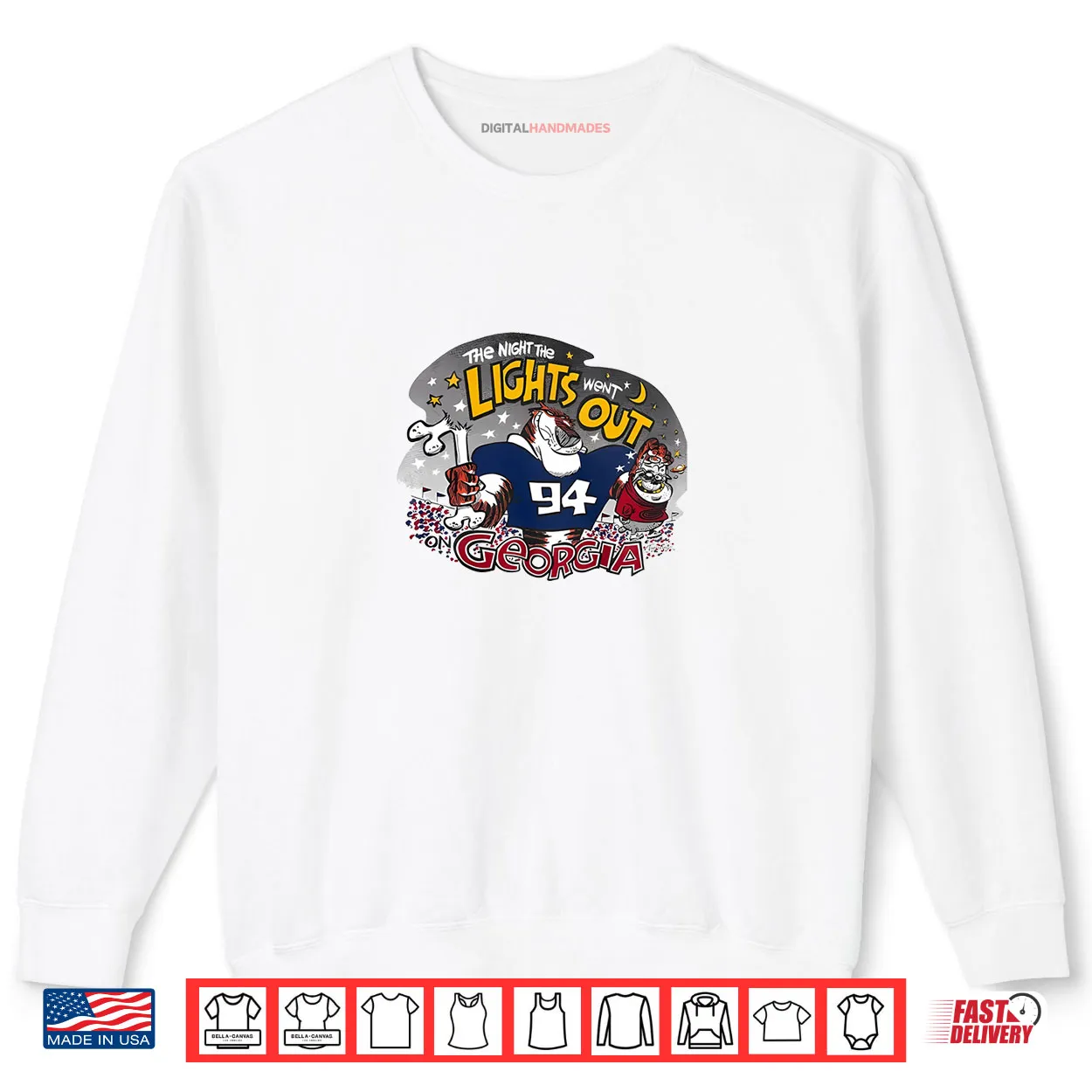 Auburn Tigers The Night The Lights Went Out Georgia Shirt Auburn Tigers The Night The Lights Went Out Georgia Shirt