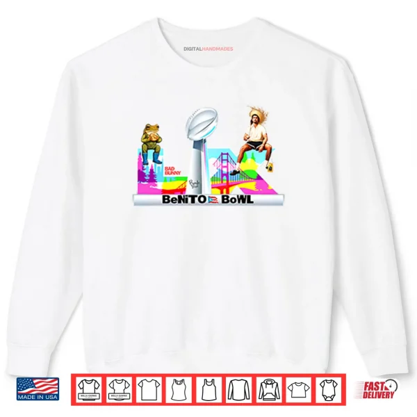 Sweatshirt Benito Bowl Bad Bunny Shirt