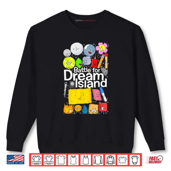 Sweatshirt Bfdi Battle for Dream Island Kids Graphic Boys Humor Shirt