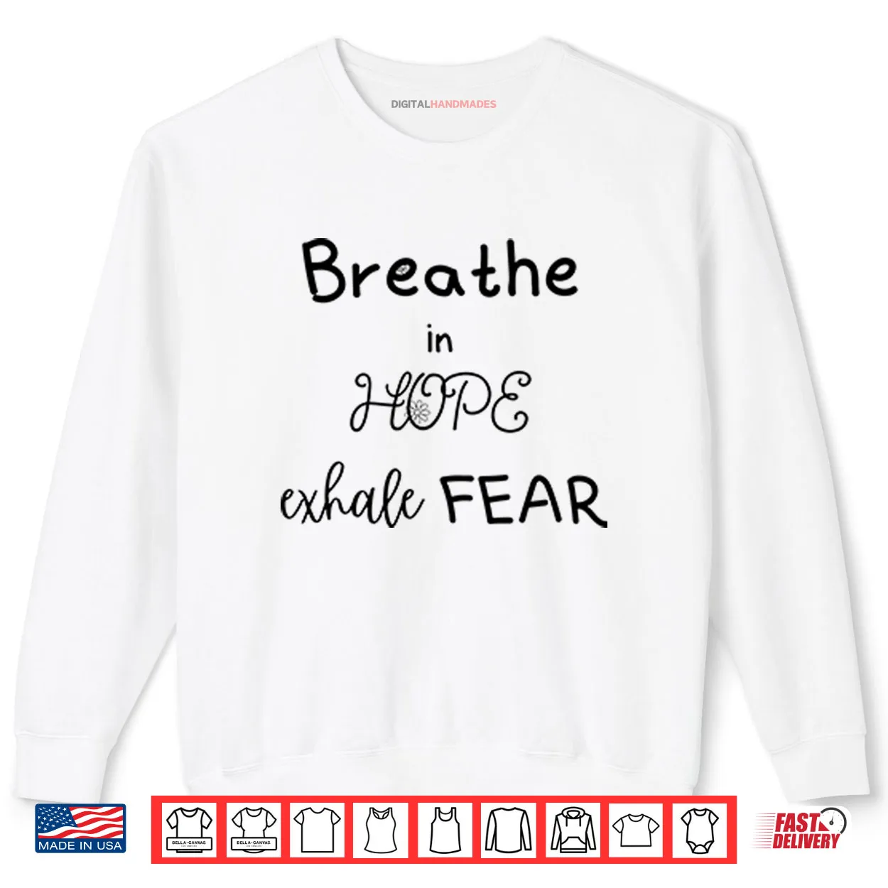 Breathe In Hope Exhale Fear Shirt Breathe In Hope Exhale Fear Shirt