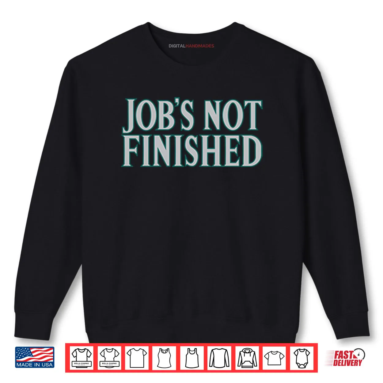Cal Raleigh Job’s Not Finished Shirt Cal Raleigh Job’s Not Finished Shirt