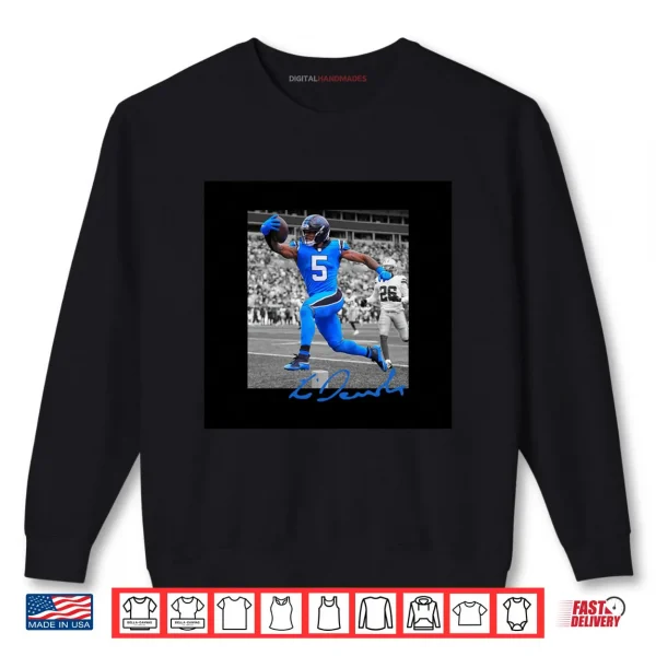 Sweatshirt Carolina Panthers Rico Dowdle Black NFL Flash Features Week 6 Shirt